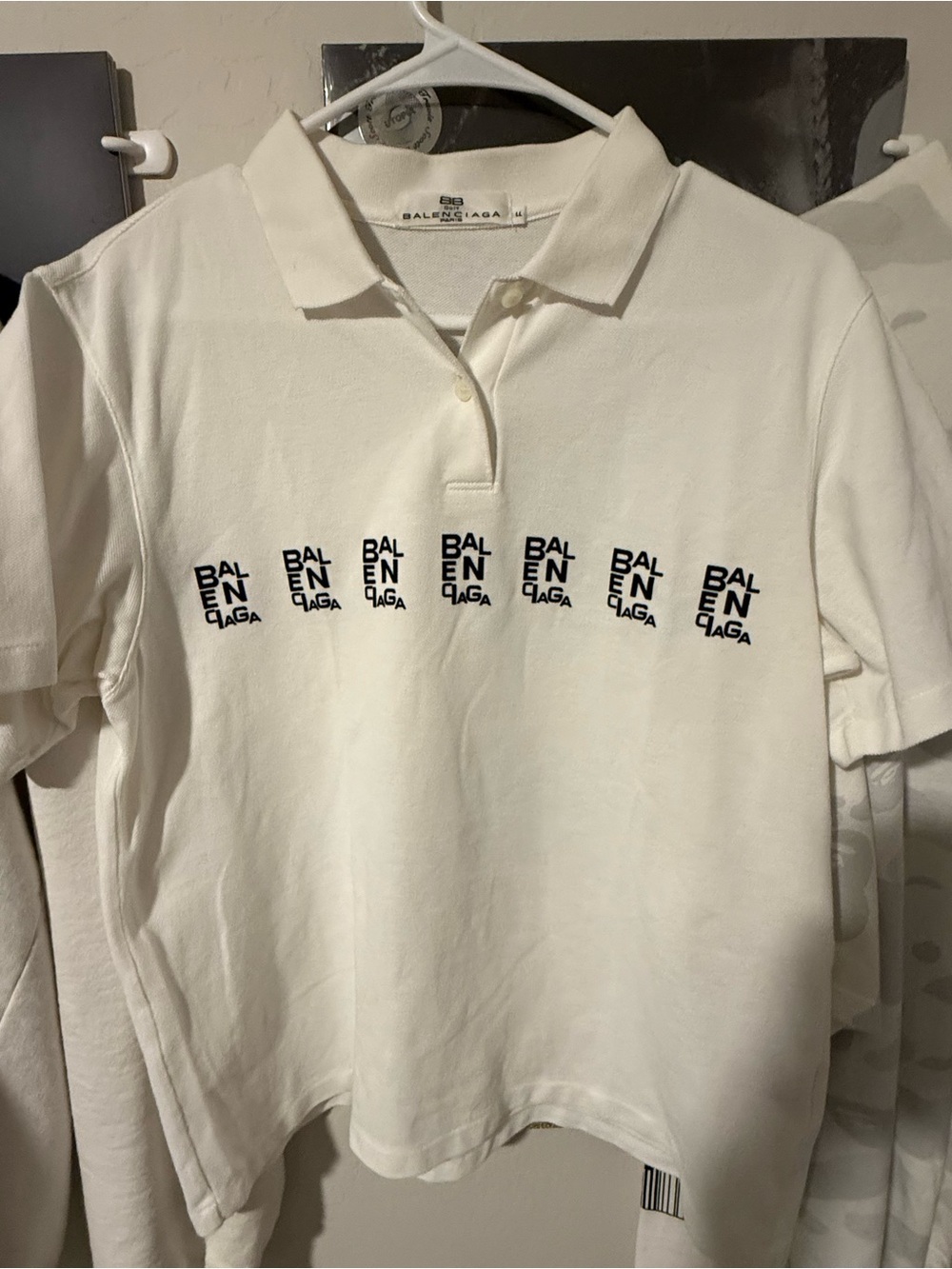 Authentic Balenciaga Vintage Polo Shirt